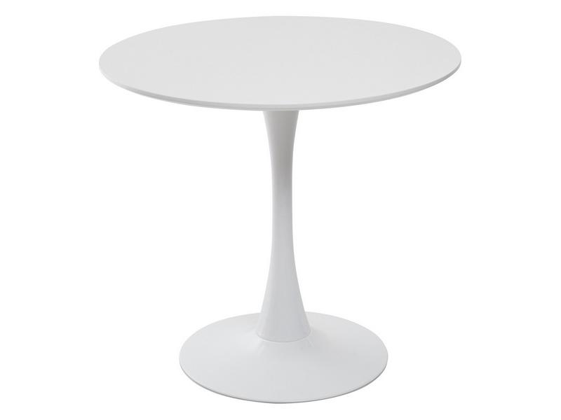 Купить круглый кухонный стол для в Астрахани, стол COLUMN T631 WHITE 100 мм | Мебельный салон Галеон Астрахань