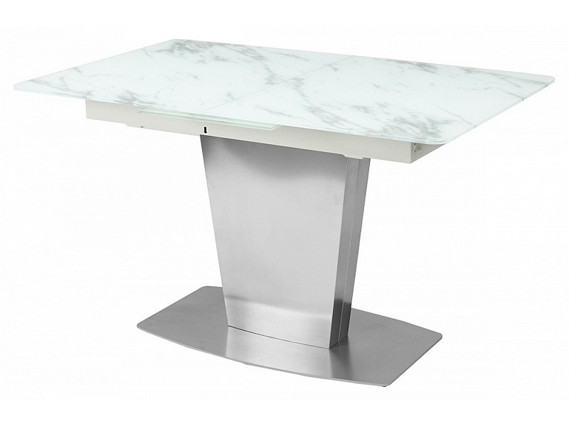 Купить стеклянный дизайнерский стол в Астрахани, стол CASTSTEEL 130 | Мебельный салон Галеон Астрахань